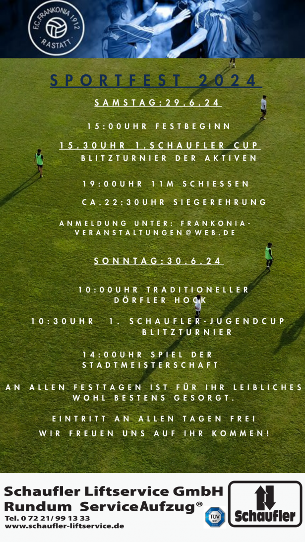 Einladung zum Sportfest 2024