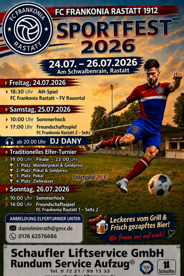 Einladung zum Sportfest 2025